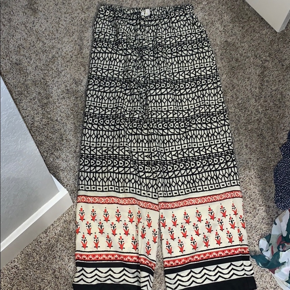 Drawstring Palazzo Pants